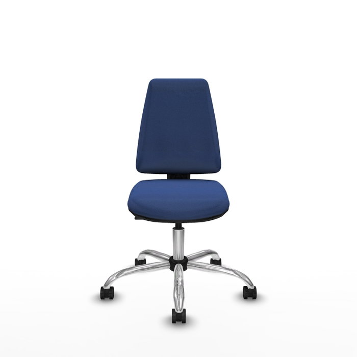 PIQUERAS Y CRESPO Silla de oficina Elche Azul marino sin brazos