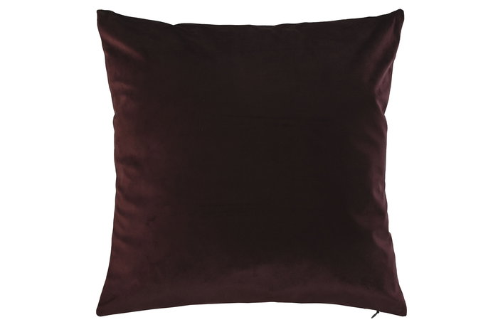 DKD Home Decor Funda Cojin Navidad Tradicional Granate Multicolor Chenilla Velvet 45 x 45 cm (4 Unidades)