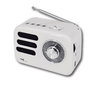 SAMI Radio Vintage Blanco Multimedia 3 Bandas con Bluetooth