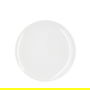 Summa Plato Llano Coupe Alba 23 cm, Porcelana Blanca, Plato de Vajilla, Diseño Elegante, Apto para Mesa (Set de 6)