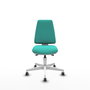 PIQUERAS Y CRESPO Silla de oficina Elche color Turquesa sin brazos