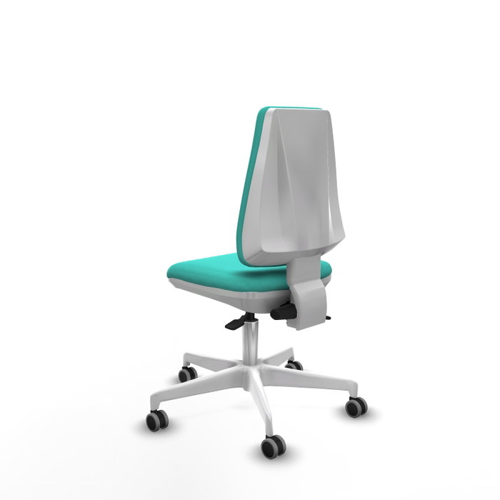 PIQUERAS Y CRESPO Silla de oficina Elche color Turquesa sin brazos PIQUERAS Y CRESPO Silla de oficina Elche color Turquesa sin brazos