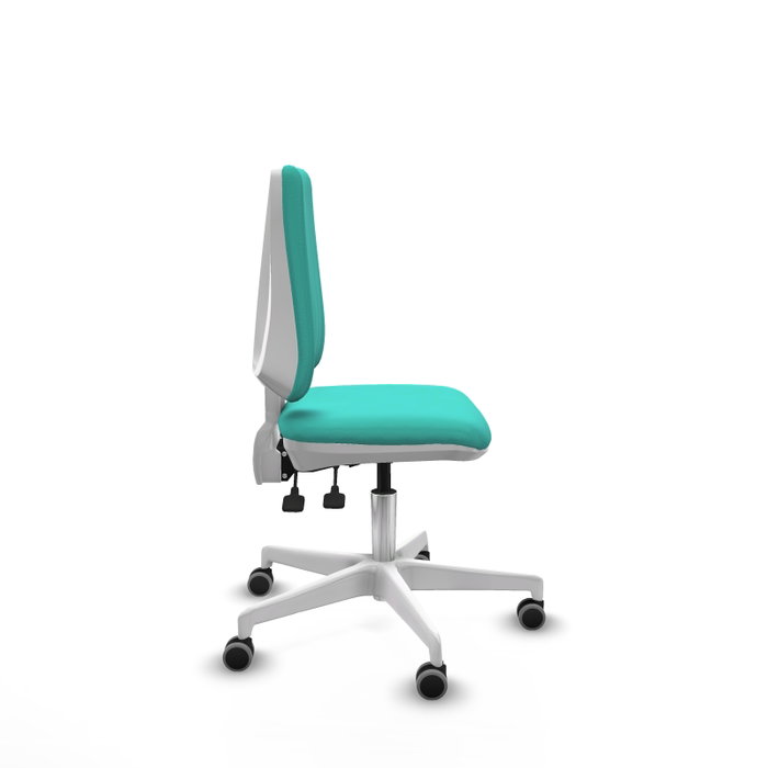 PIQUERAS Y CRESPO Silla de oficina Elche color Turquesa sin brazos PIQUERAS Y CRESPO Silla de oficina Elche color Turquesa sin brazos