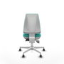 PIQUERAS Y CRESPO Silla de oficina Elche color Turquesa sin brazos