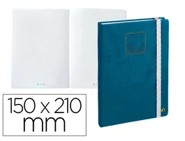 Quo Vadis Libreta Life Journal Dots Método Bullet 15x21 cm Azul Oscuro 215 Hojas 90 gr Tapa Similpiel Cierre Goma Elástica