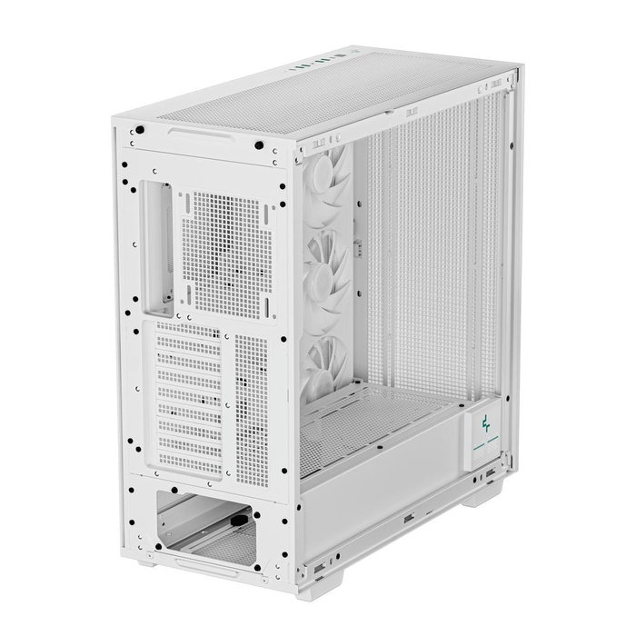 Deepcool Caja Ordenador Gaming ATX Morpheus - Torre ATX/E-ATX, Cristal Templado Blanco con Ventiladores aRGB, Ref: R-MORPHEUS-WHAPA1-G-1