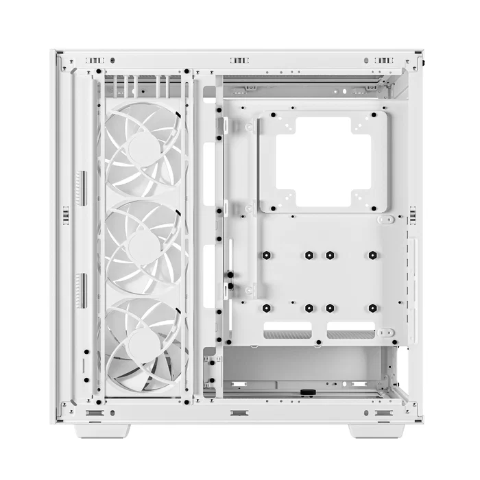 DeepCool Morpheus WH Torre Blanco Gaming ATX con Panel de Vidrio Templado, Ventana Lateral, Iluminación Multi, Filtro Antipolvo y Soporte para EATX - R-MORPHEUS-WHAPA1-G-1