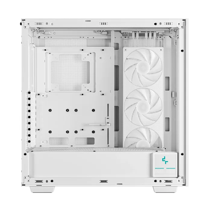DeepCool Morpheus WH Torre Blanco Gaming ATX con Panel de Vidrio Templado, Ventana Lateral, Iluminación Multi, Filtro Antipolvo y Soporte para EATX - R-MORPHEUS-WHAPA1-G-1