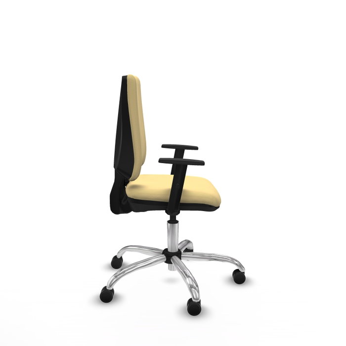 PIQUERAS Y CRESPO Silla de oficina Elche Crema con mecanismo Contacto permanente PIQUERAS Y CRESPO Silla de oficina Elche Crema con mecanismo Contacto permanente