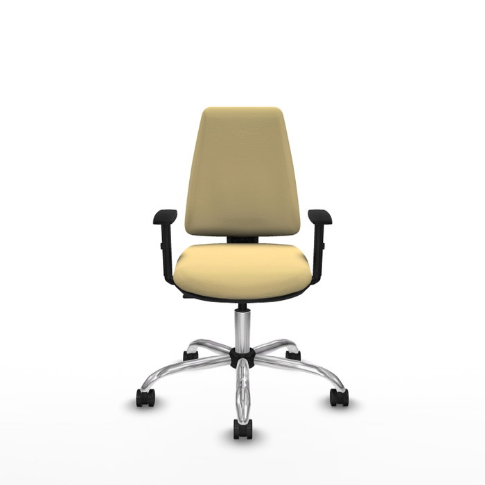 PIQUERAS Y CRESPO Silla de oficina Elche Crema con mecanismo Contacto permanente PIQUERAS Y CRESPO Silla de oficina Elche Crema con mecanismo Contacto permanente