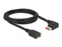 DeLOCK Cable de extensión DisplayPort macho 90° izquierda a hembra 8K 60 Hz 2 m