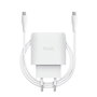 Trust Maxo Cargador GaN USB-C 45 W con Cable USB-C Blanco
