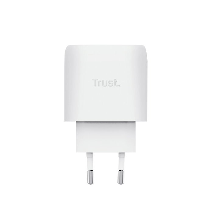 Trust Maxo Cargador GaN USB-C 45 W con Cable USB-C Blanco
