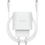 Trust Maxo Cargador GaN USB-C 45 W con Cable USB-C Blanco