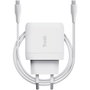 Trust Maxo Cargador GaN USB-C 45 W con Cable USB-C Blanco