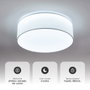 GSC Evolution Plafón de techo LED Kasker 22W 3000K a 6500K Regulable Blanco