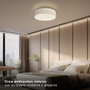 GSC Evolution Plafón de techo LED Kasker 22W 3000K a 6500K Regulable Blanco