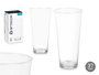 Giftdecor Jarron Cristal Cuello Conico Transparente 37 cm (Set de 4)