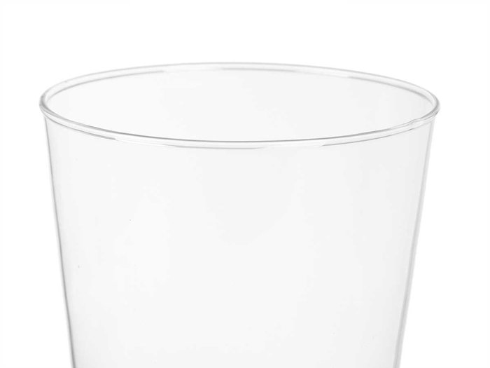 Giftdecor Jarron Cristal Cuello Conico Transparente 37 cm (Set de 4)