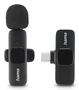 Hama Smart Wireless Micrófono de solapa inalámbrico USB-C Negro