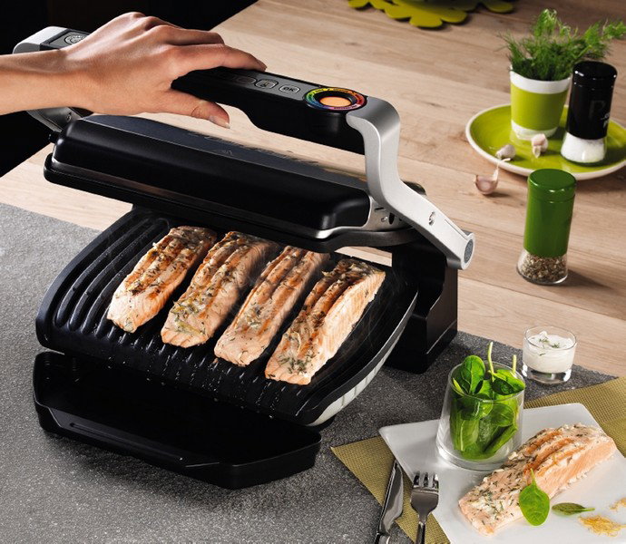 Tefal OptiGrill+ GC712D34 Plateado Tefal OptiGrill+ GC712D34 Plateado