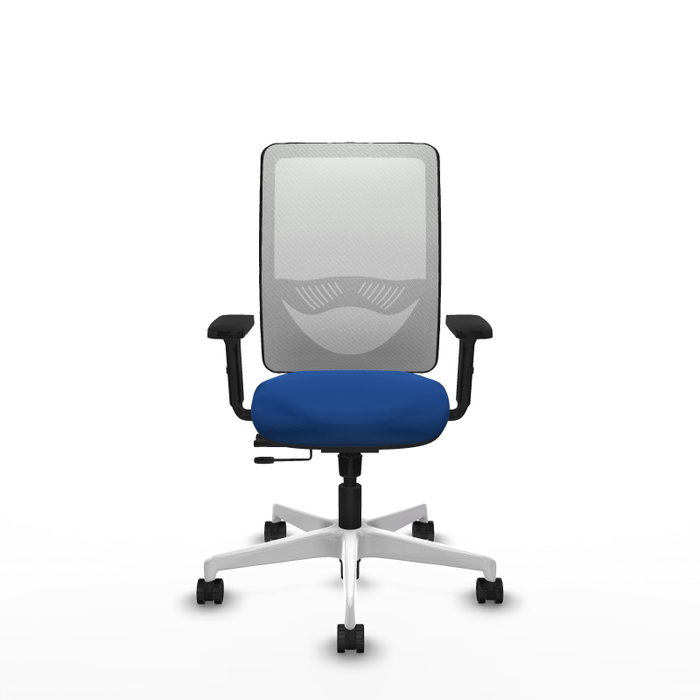 PIQUERAS Y CRESPO Silla de oficina Zulema Azul/Blanco