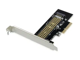Conceptronic EMRICK05BS Tarjeta Adaptadora Interna PCI Express M.2 NVMe SSD, para conectar unidad M.2 en ranura PCIe 3.0, compatible con Windows 10 y Linux, 40 mm