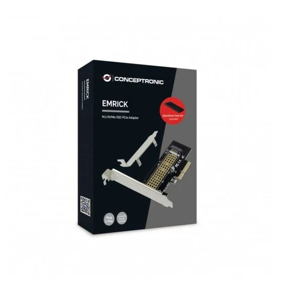 Conceptronic pci express card m.2 nvme ssd. emrick
