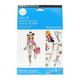 Daler Rowney Set de Pintura Acuarela Diseño de Moda para Principiantes D134900111