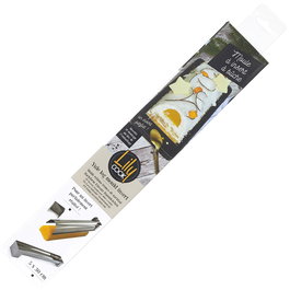 Lily Cook Molde Semi-Círculo Noel Acero Inoxidable 30x5 cm para Brazos de Gitano y Troncos de Navidad