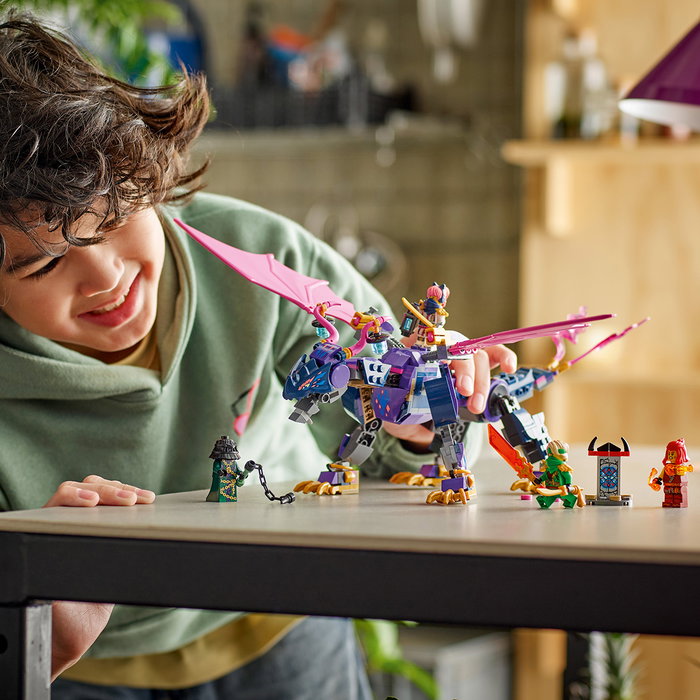 LEGO Dragón Maestro Rontu Ninjago 71842 Set Construcción 4 Minifiguras