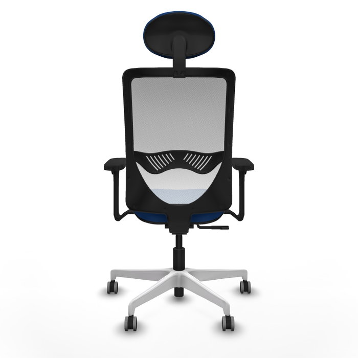 PIQUERAS Y CRESPO Silla de oficina Zulema con Mecanismo Sincro, Azul y Blanco PIQUERAS Y CRESPO Silla de oficina Zulema con Mecanismo Sincro, Azul y Blanco