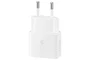 Samsung EP-T2510 Adaptador de Corriente USB-C 25W GaN Compacto, Carga Rápida Super Fast Charging, Blanco, PPS, 1 Puerto, Universal