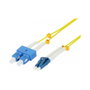 Synergy21 Patchcord de Fibra Óptica Monomodo OS2 0,5 m, LC a SC, 9/125 um, G657.A2, 2 mm, para Conector y Uso S217030