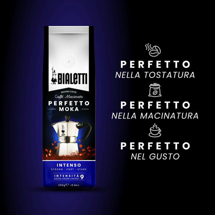 Bialetti Perfetto Moka Intenso Café Molido 250 g Bialetti Perfetto Moka Intenso Café Molido 250 g