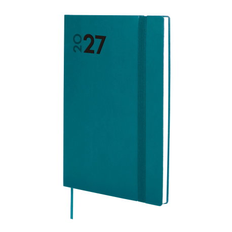 Finocam Agenda Anual 2027 Dynamic Mara Turquesa con Tapa Flexible