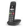 Gigaset E290 - Teléfono DECT/inalámbrico con altavoz, identificador de llamadas, 150 contactos, color negro