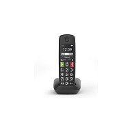 Gigaset E290 - Teléfono DECT/inalámbrico con altavoz, identificador de llamadas, 150 contactos, color negro