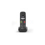 Gigaset E290 - Teléfono DECT/inalámbrico con altavoz, identificador de llamadas, 150 contactos, color negro