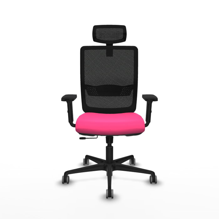 PIQUERAS Y CRESPO Silla de oficina Haches Rosa y Negro PIQUERAS Y CRESPO Silla de oficina Haches Rosa y Negro