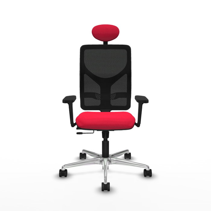 PIQUERAS Y CRESPO Silla de oficina Motilla con mecanismo Sincro/Traslack Rojo y Negro PIQUERAS Y CRESPO Silla de oficina Motilla con mecanismo Sincro/Traslack Rojo y Negro