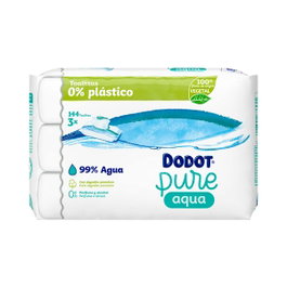 Dodot Toallitas Aqua Plastic 144 Unidades