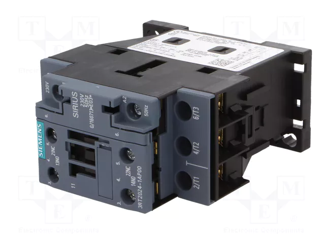 Siemens 3RT20241AP00 Schtz AC-3 5,5kW/400V 1S+1 230VAC 50Hz 3p S0