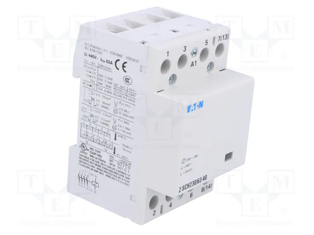 Eaton Z-SCH230/63-40 Interruptor de protección de instalaciones 230VAC 4S 63A