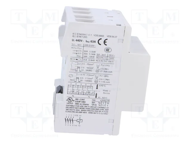Eaton Z-SCH230/63-40 Interruptor de protección de instalaciones 230VAC 4S 63A