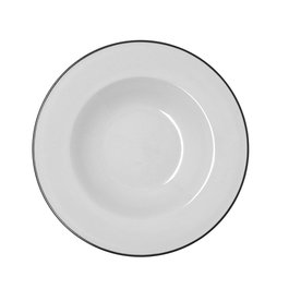 Plato Hondo Porcelana Glacial Filo Bidasoa 23,5 cm