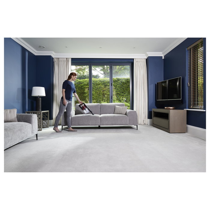 Shark IZ300EUT Aspiradora Escoba 2 en 1 Sin Bolsa - Tecnología Ciclónica, Color Negro/Borgoña, Cepillo Rectangular, Batería 25.2V (60 min) Shark IZ300EUT Aspiradora Escoba 2 en 1 Sin Bolsa - Tecnología Ciclónica, Color Negro/Borgoña, Cepillo Rectangular, Batería 25.2V (60 min)