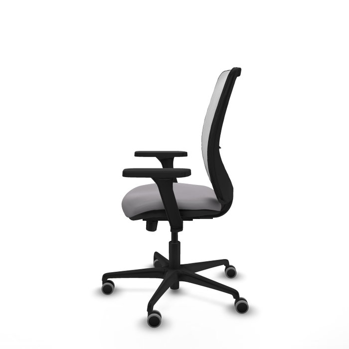 PIQUERAS Y CRESPO Silla de oficina Zulema con mecanismo Sincro/Traslack, Gris y Blanco PIQUERAS Y CRESPO Silla de oficina Zulema con mecanismo Sincro/Traslack, Gris y Blanco