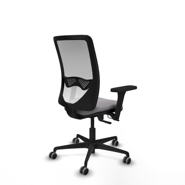 PIQUERAS Y CRESPO Silla de oficina Zulema con mecanismo Sincro/Traslack, Gris y Blanco PIQUERAS Y CRESPO Silla de oficina Zulema con mecanismo Sincro/Traslack, Gris y Blanco
