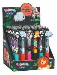 COOLPACK Set de 36 Bolígrafos Borrables Zoo